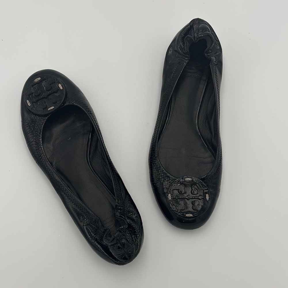 Tory Burch Black Flats